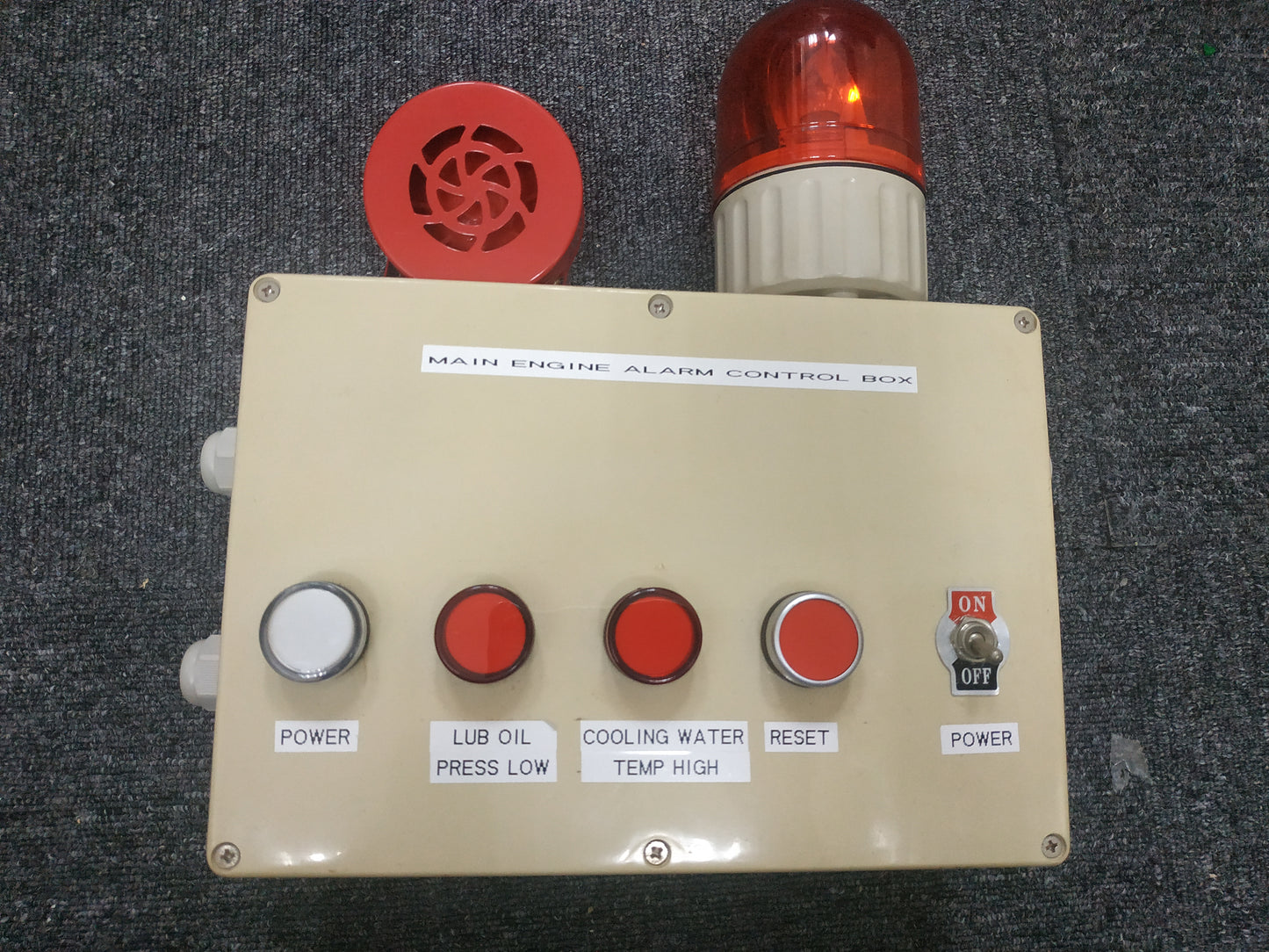 Main Engine Alarm Control Box